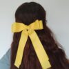Lazo Coquette Sabrina - Amarillo. 🎀🍒