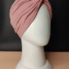 Gorro turbante cruzado Palo Rosa - Imagen 2