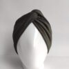 Gorro Turbante Cruzado - Verde Militar - Imagen 3
