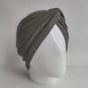 Gorro Turbante Cruzado - Verde Militar - Imagen 2