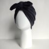 Gorro Turbante Lazo Rabbit - Negro