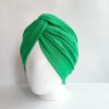 Gorro Turbante Cruzado - Verde Perico