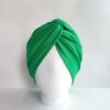 Gorro Turbante Cruzado - Verde Perico - Imagen 2