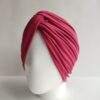 Turbante Cruzado - Coral Oscuro