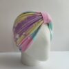 Vincha Guadalupe Doble Forma - Tie Dye Holly Colors. - Imagen 4