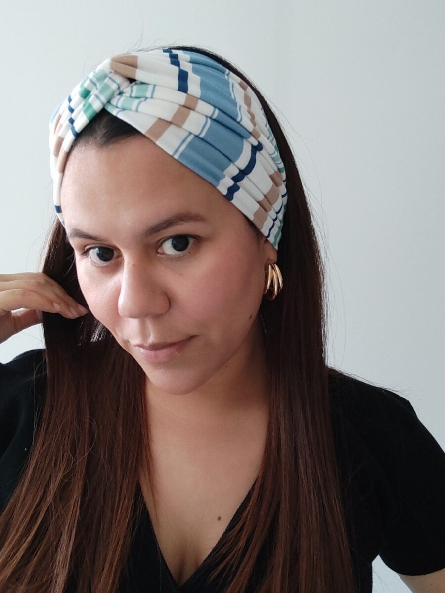 Vinchas Cruzada Guadalupe - Rayas Colores múltiples🍒 - Imagen 3