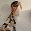 Gorro con pañoleta - Beige.