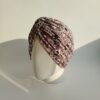 Gorro Turbante Cruzado - mini flores.