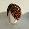 Gorro Turbante Cruzado - Animal Print. - Imagen 2