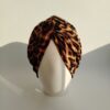 Gorro Turbante Cruzado - Animal Print.
