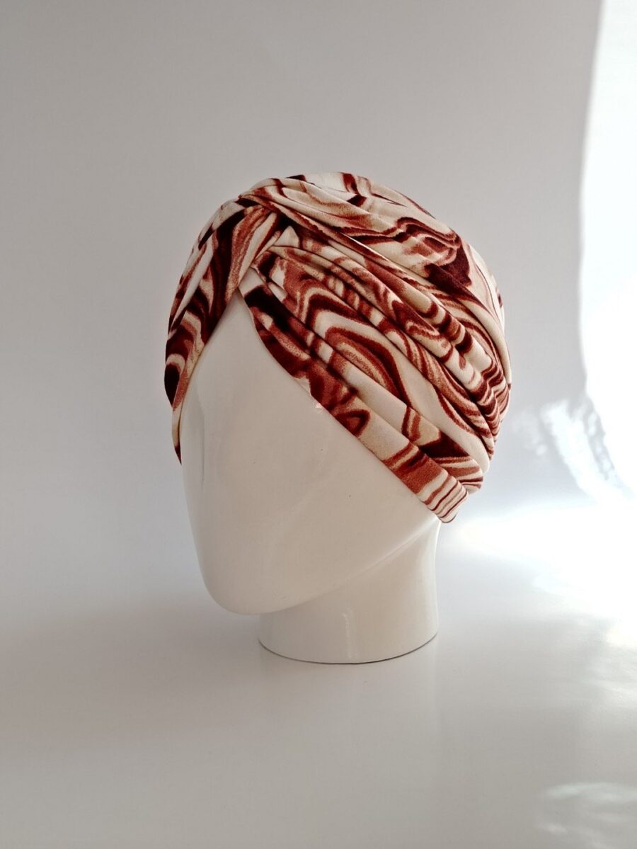 Gorro Turbante Cruzado - Marmoleaso.