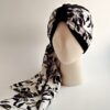 Gorro con pañoleta - Negro.