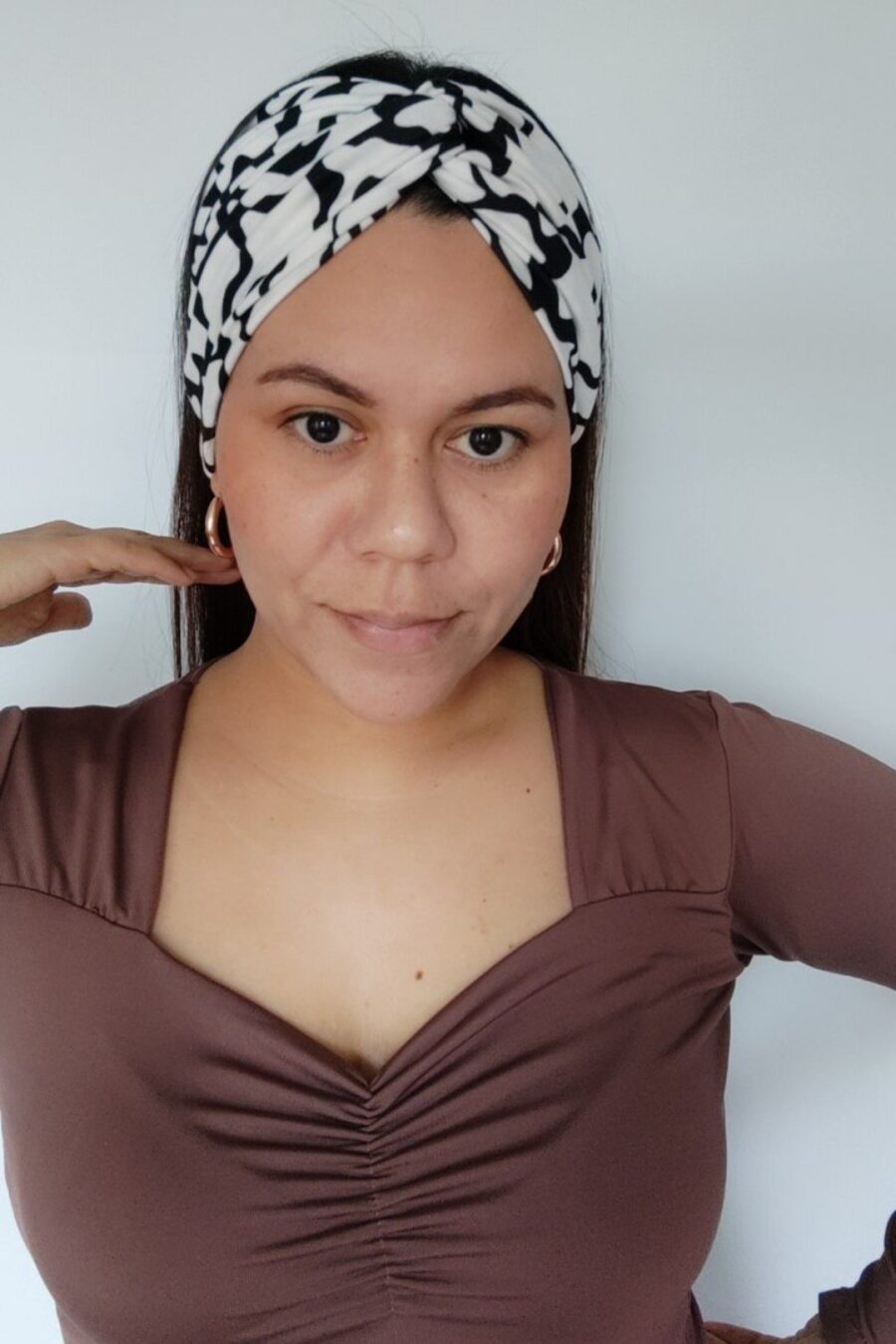 Vinchas cruzadas Guadalupe - abstracta.