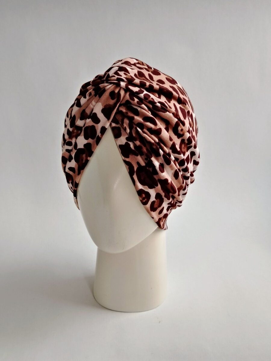 Gorro Turbante animal Print - Jaguar.