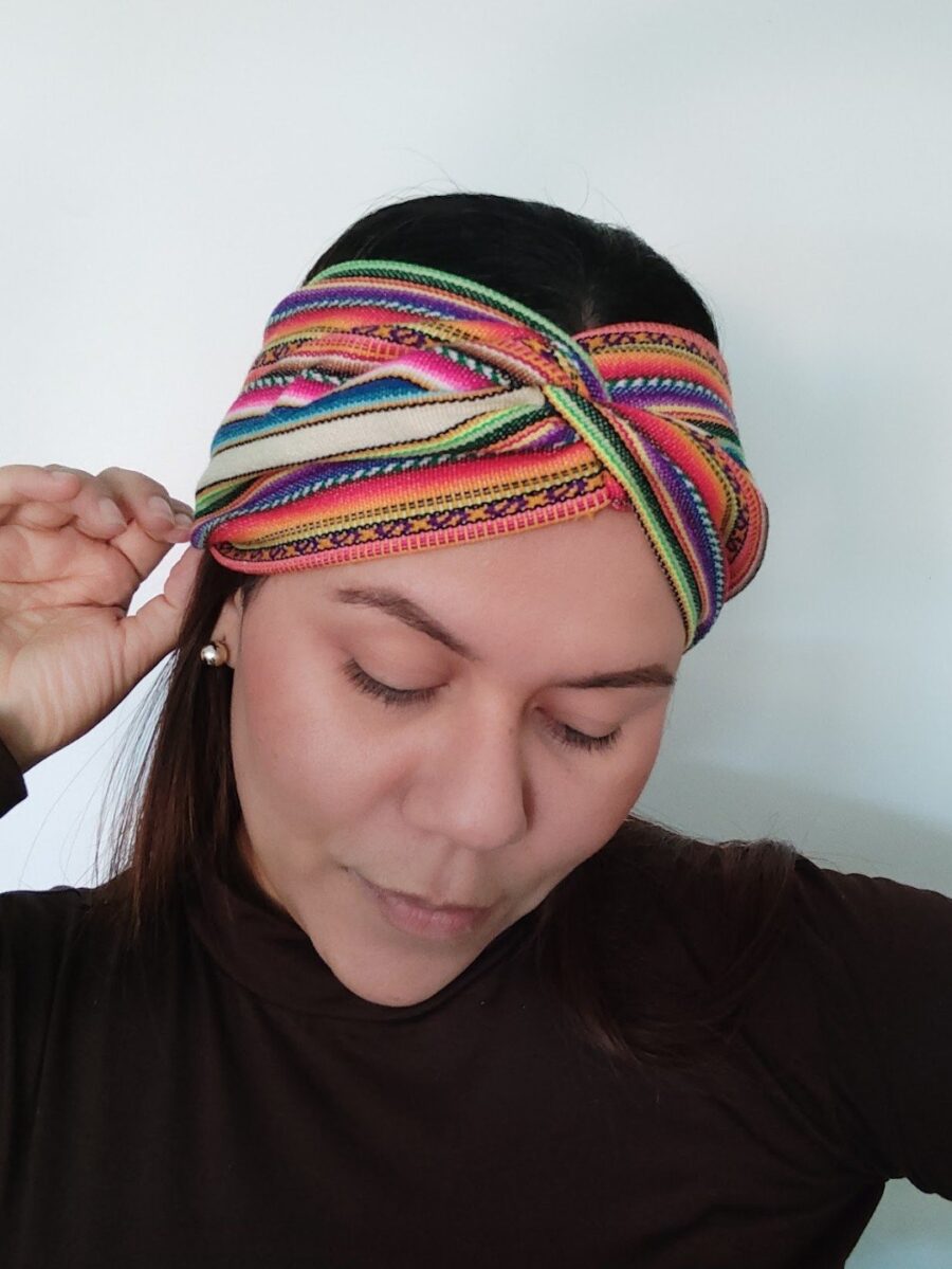 Vincha Cruzada Andina Urpi.