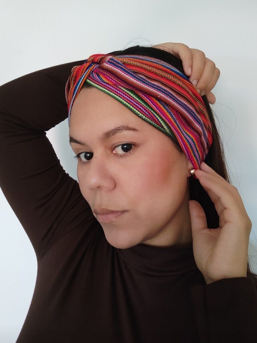 Vincha Cruzada Andina Urpi.