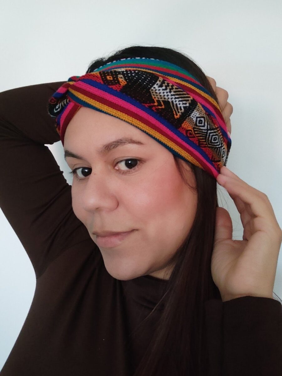 Vincha Cruzada Andina Urpi.