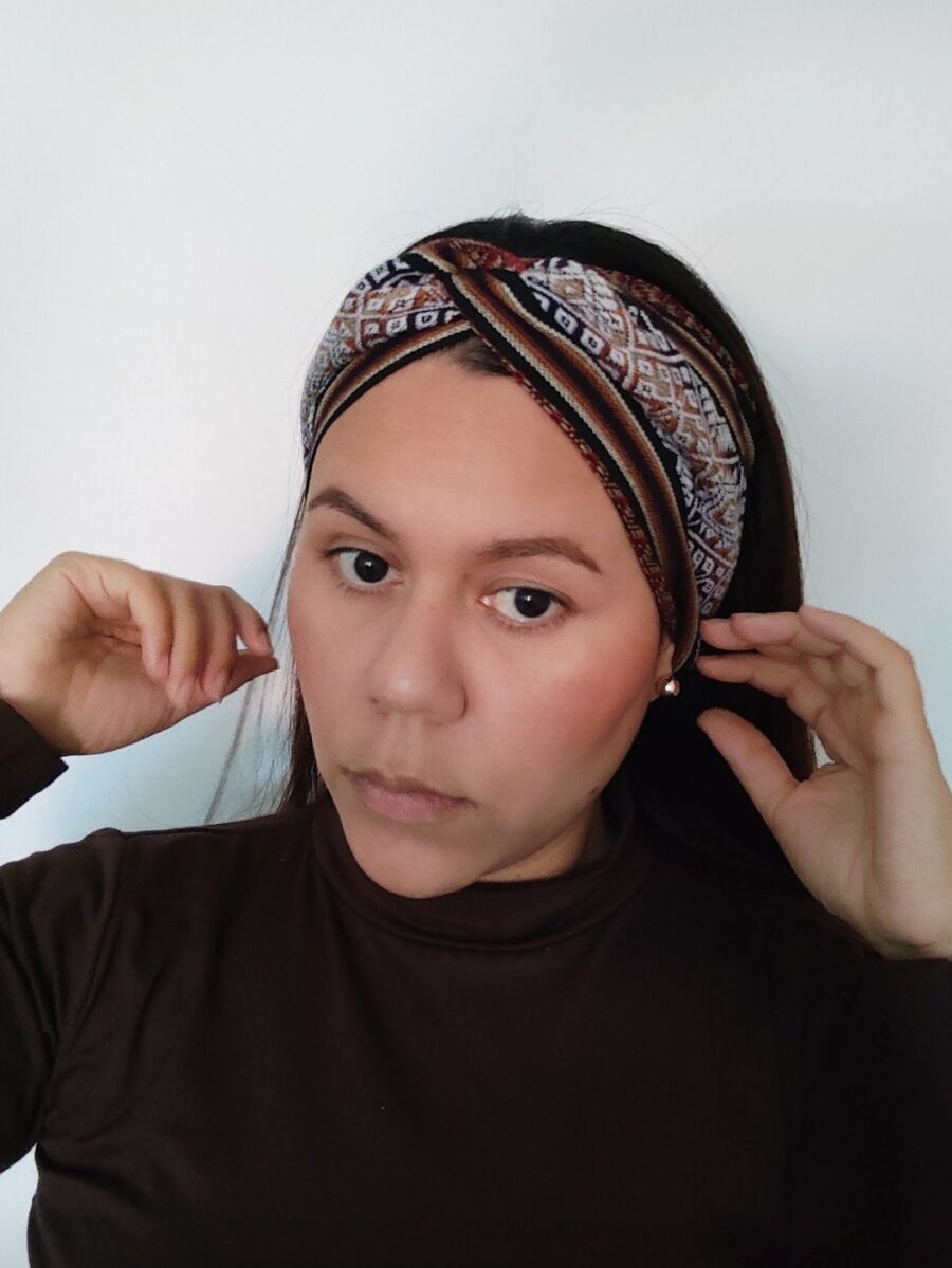 Vincha Cruzada Andina Urpi.