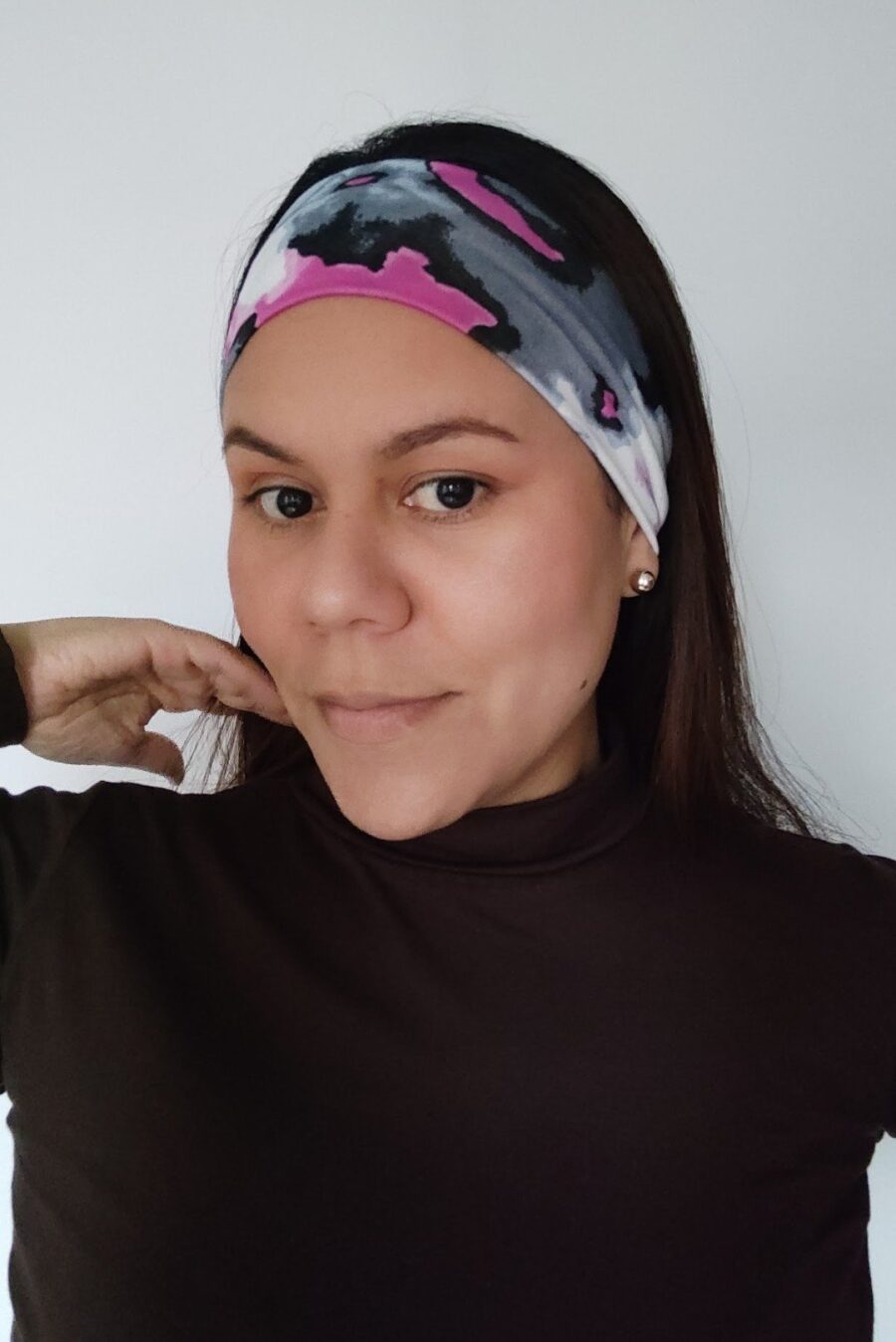 Vincha estilo discreto chantal - abstracta.