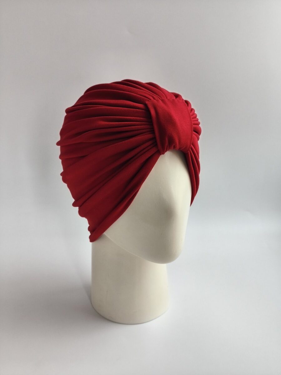 Gorro Turbante clásico - Rojo .