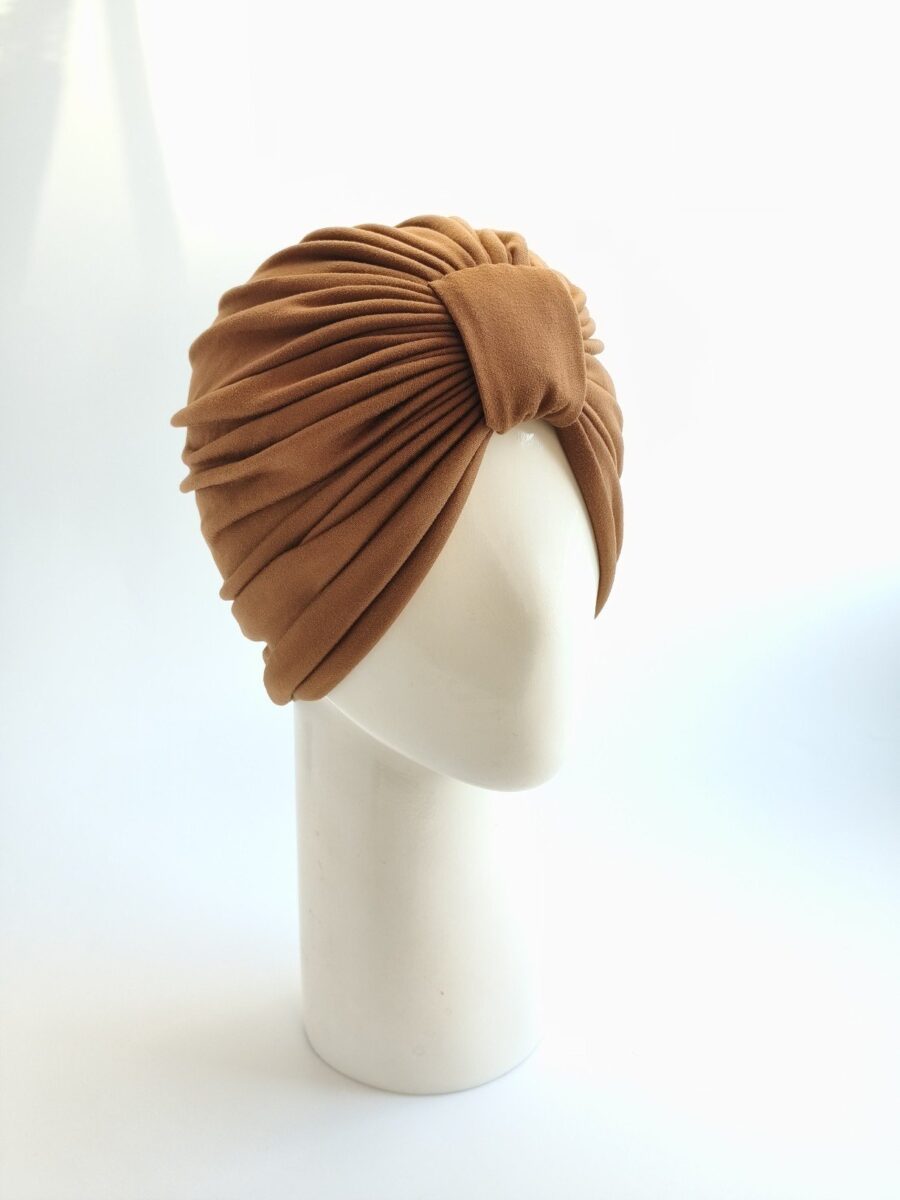 Gorro Turbante estilo clásico - Camell.
