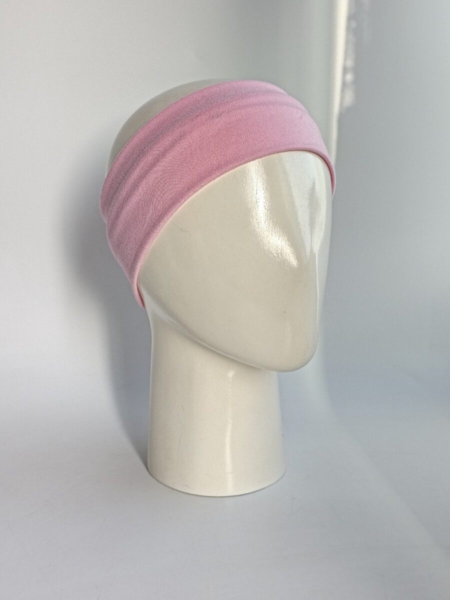 Vincha Chantal estilo Discreto - Rosado Bebé.
