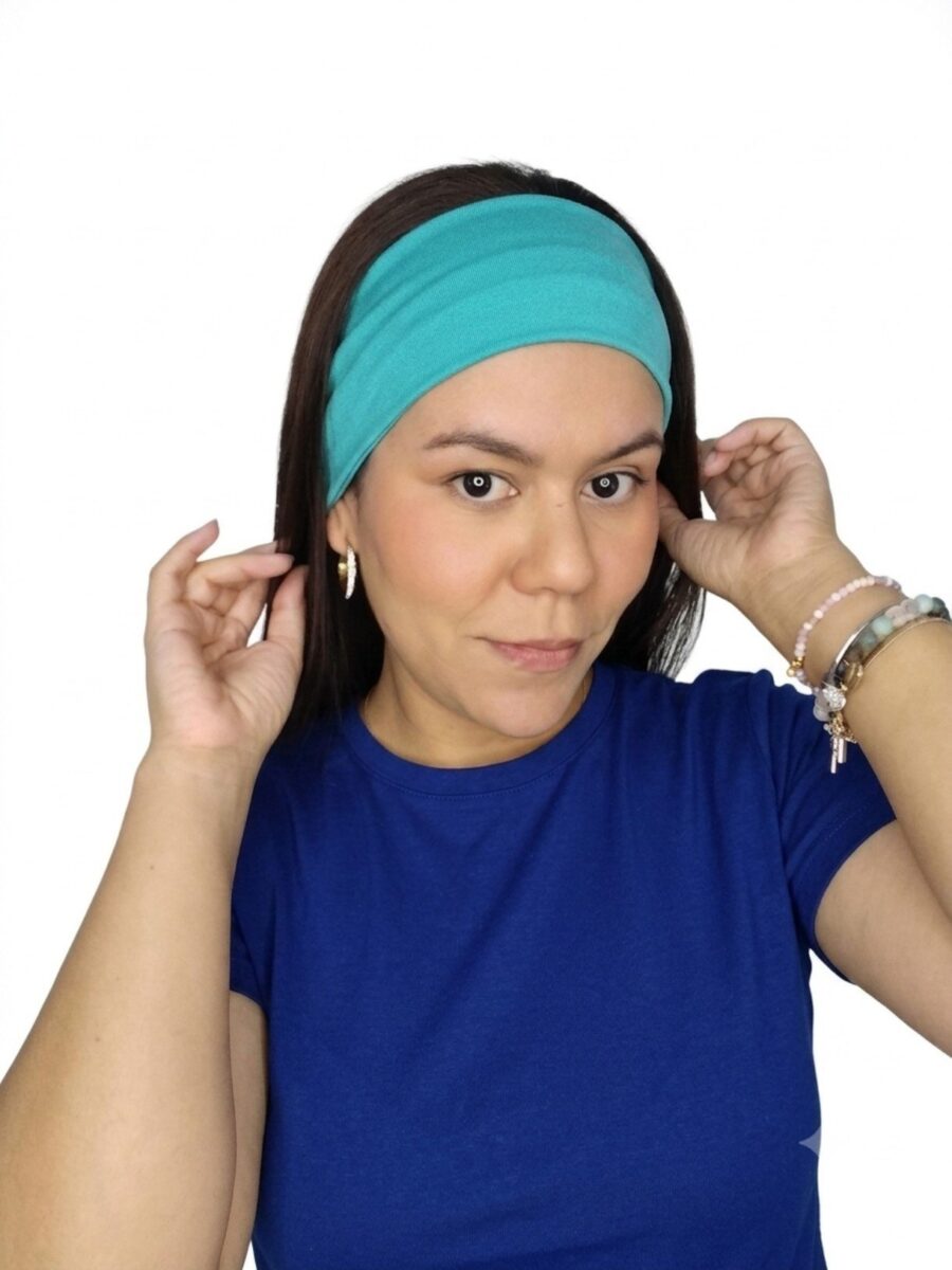 Vincha estilo Discreto Chantal - Jade.